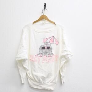 Vintage Bay Point Sea Lion Long Sleeve T Shirt Large